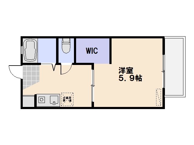 フレグランスY 101号室 間取り