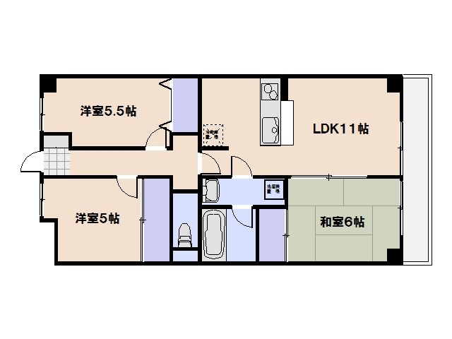 グリーンルージュM 間取り