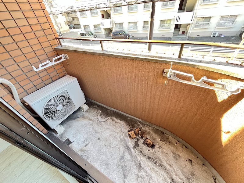 K・B・M三筋 ベランダ