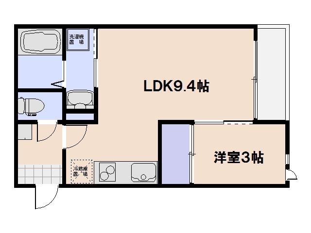Grandticなごみ 101号室 間取り