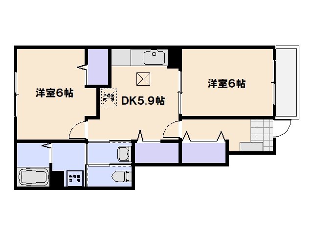 プラシード五番館 間取り