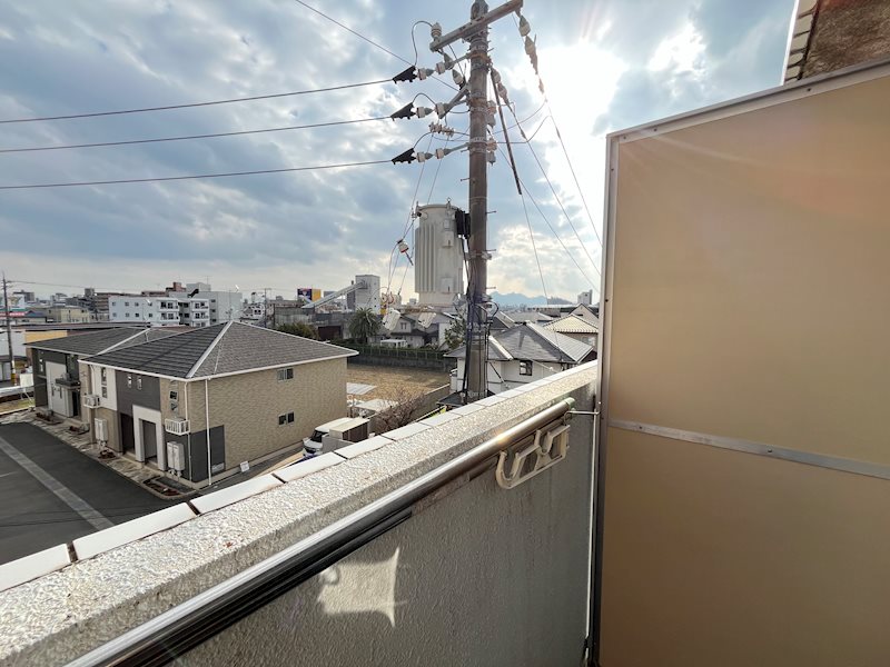 サンライズ三宅Ⅲ ベランダ