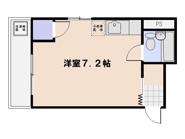 サンライズ五観橋 101号室 間取り