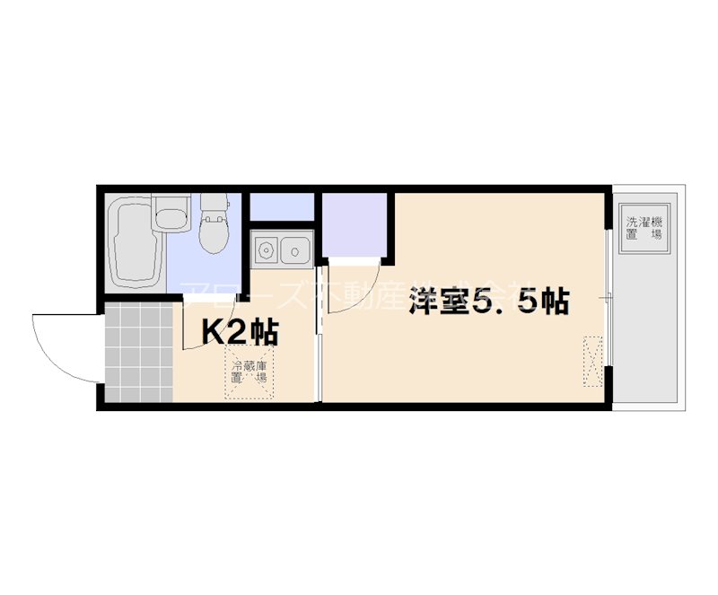 三宅館 515号室 間取り