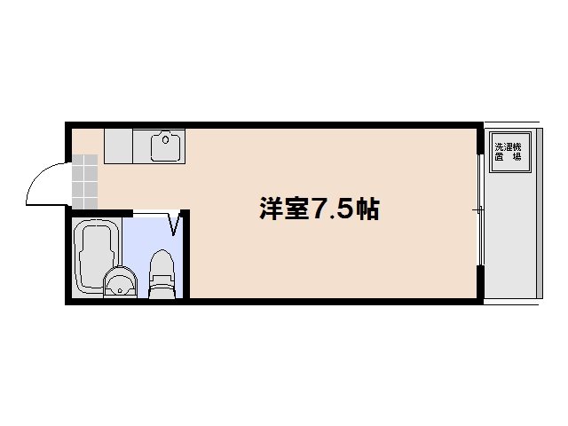 サンライズ千同A 207号室 間取り
