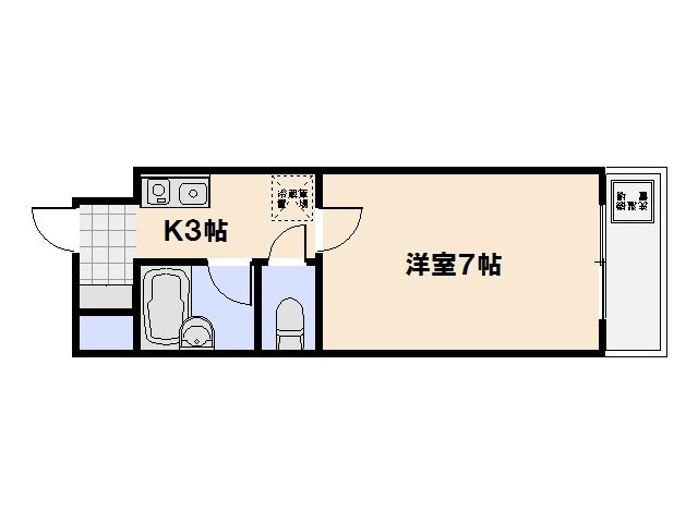 Fビル井口 202号室 間取り