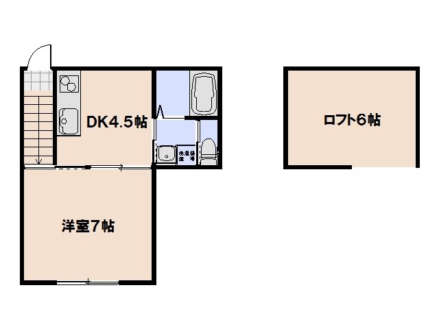 casacozy吉見園 202号室 間取り