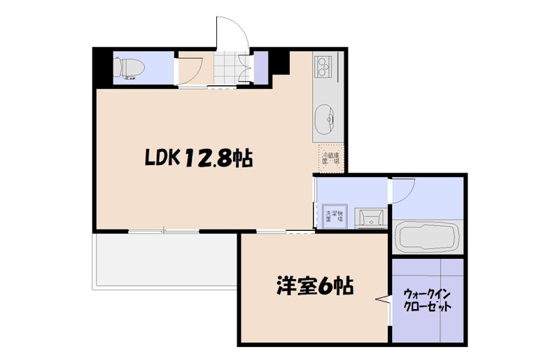 ヴィラ博丈井口Ａ棟 間取り