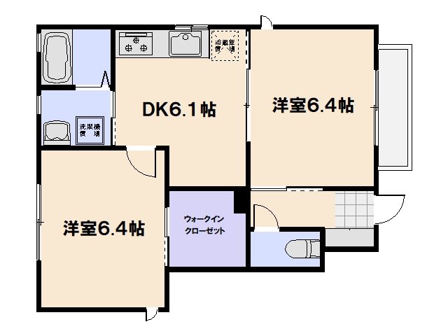 アークK A棟 間取り