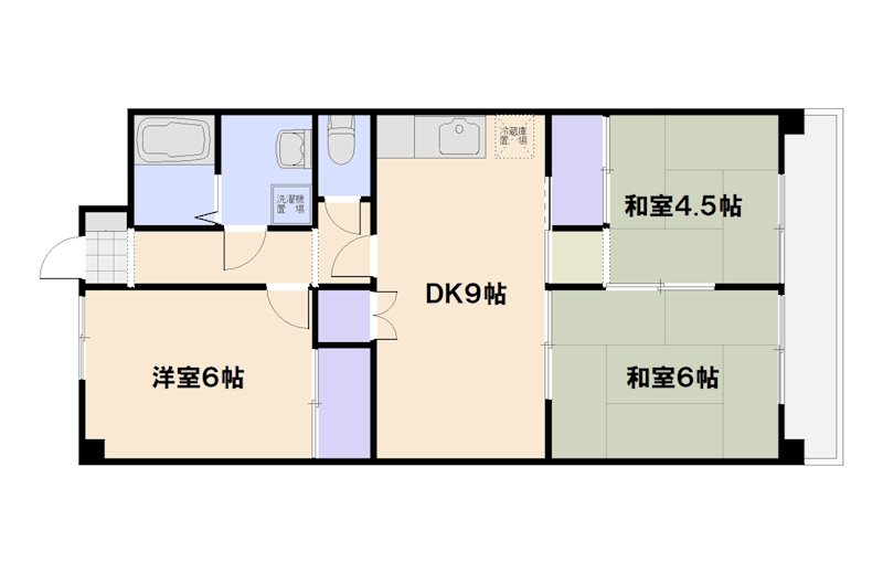 ファミール寿 203号室 間取り
