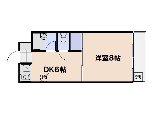 ユーリブ海老園 302号室 間取り