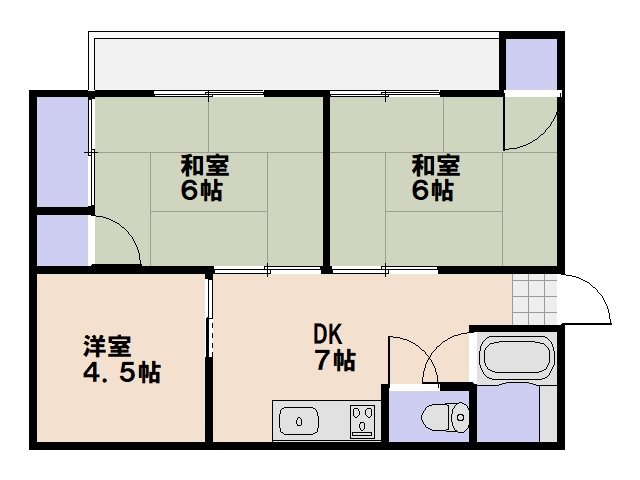 平井ビル 203号室 間取り