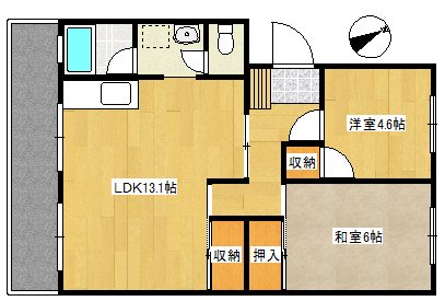 第2真屋ビル 203号室 間取り