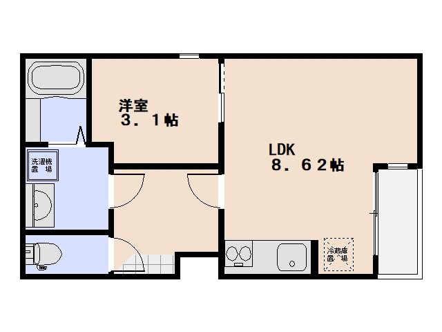 シャインライズ楽々園 間取り