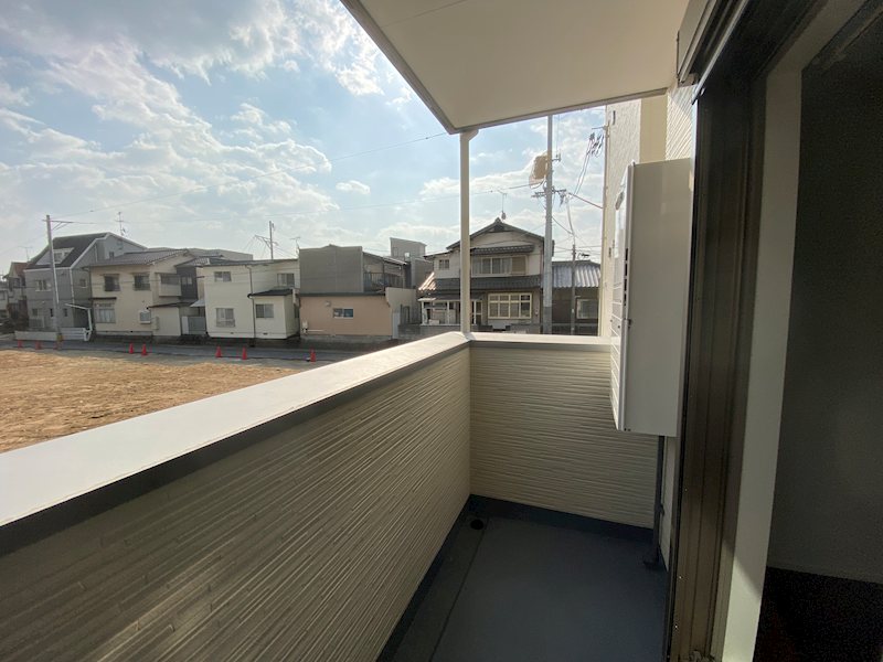 シャインライズ楽々園 ベランダ