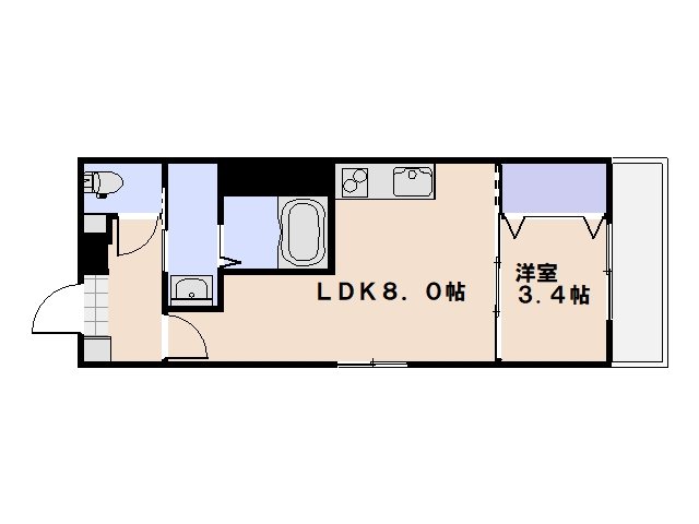 ＭＯＶＥ楽々園ＷＥＳＴ 間取り