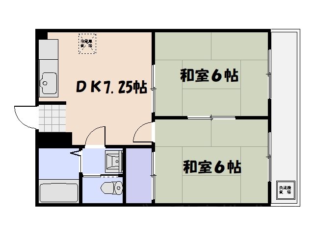メゾン三宅 303号室 間取り
