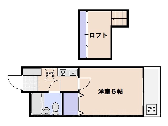 アクバー五日市 102号室 間取り