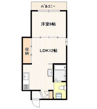 バロックワークス 503号室 間取り
