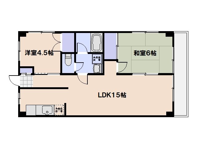 平稲ビル 201号室 間取り