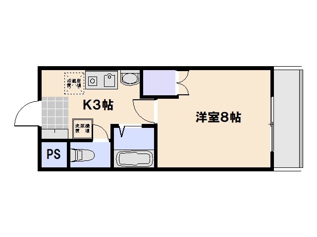 オオツカビル 304号室 間取り