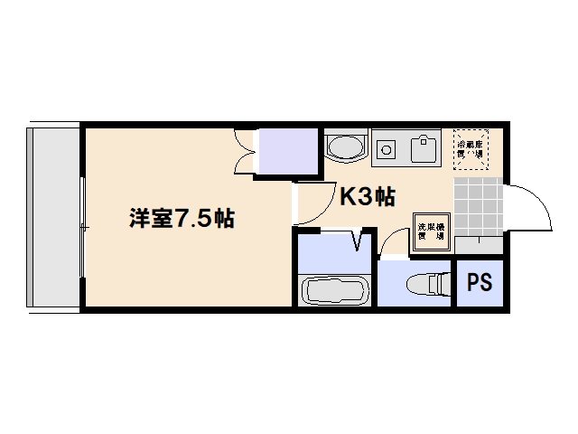 オオツカビル 202号室 間取り