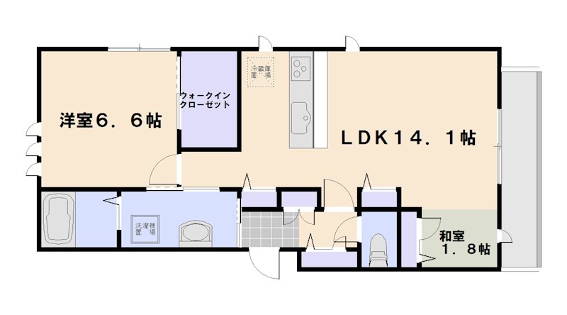 TYR楽々園 間取り