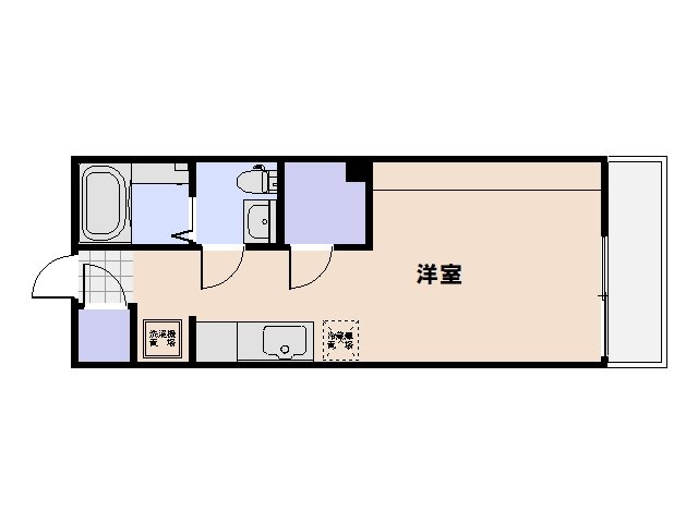 Esteed stage 104号室 間取り