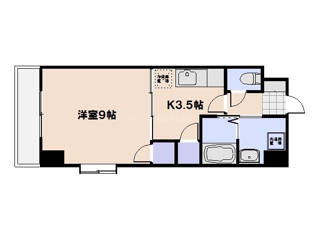 クロスデータビル73 401号室 間取り