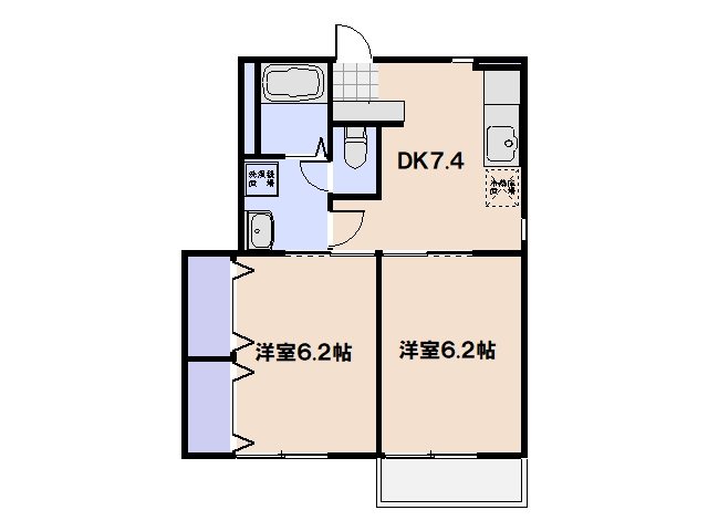 エトワールパルク　ウエスト  101号室 間取り