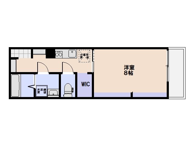 グランベル五日市 301号室 間取り