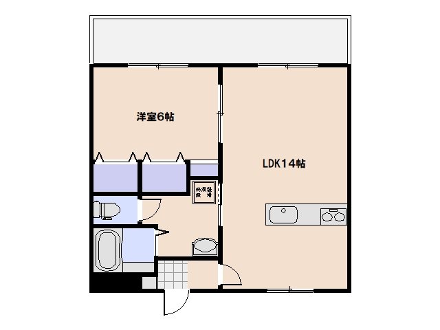 スタンピート八幡 203号室 間取り