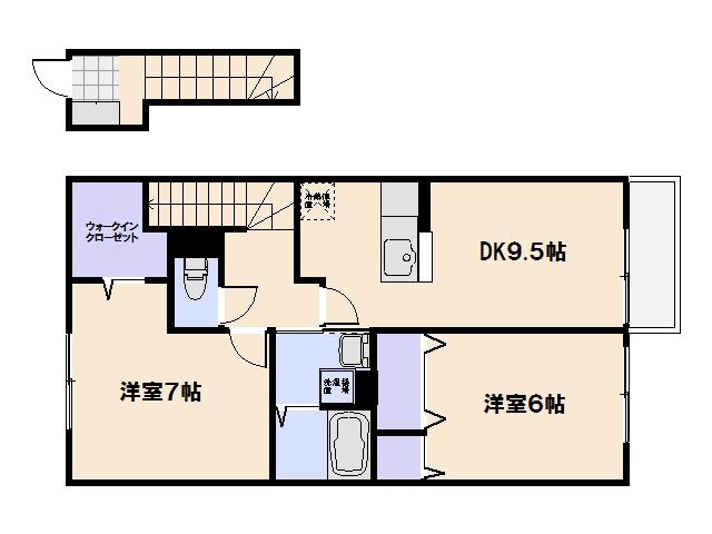 レフアⅠ 202号室 間取り