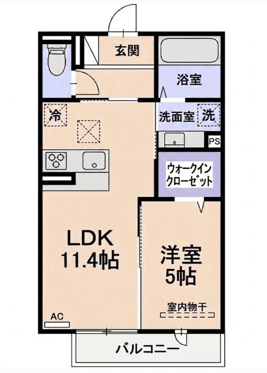 Ｃｌａｉｒ楽々園 間取り