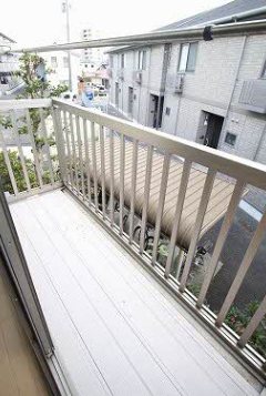 松田アパート ベランダ