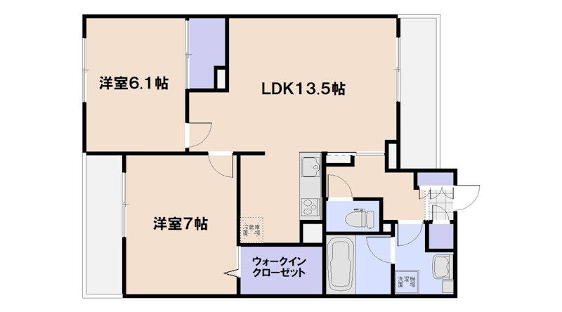 Esperanza 304号室 間取り