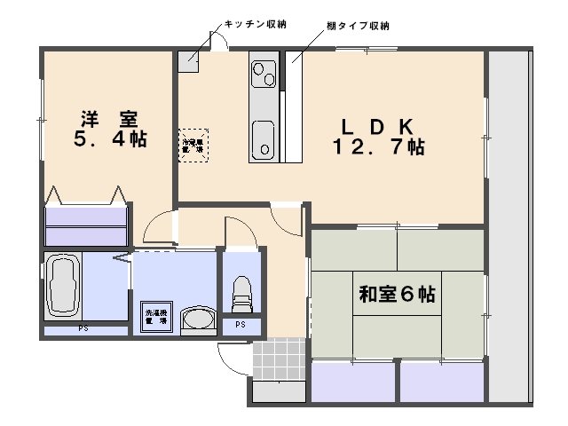 ミラベルA棟 間取り