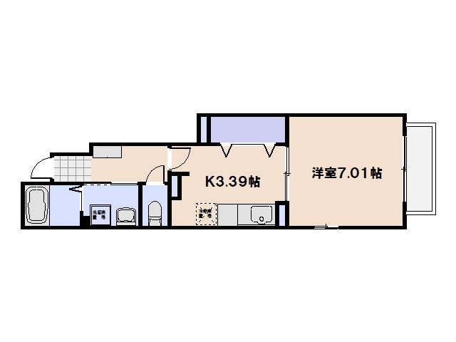 グラースメゾン2号棟 101号室 間取り