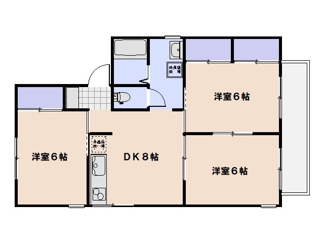 セジュール大田　Ｃ棟 間取り