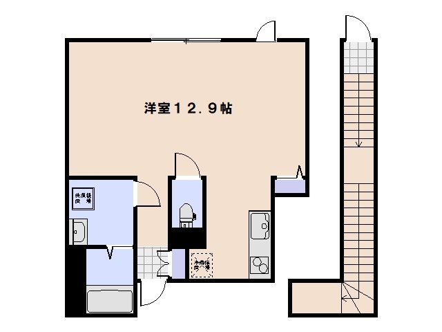 レーブハウス楽々園 304号室 間取り