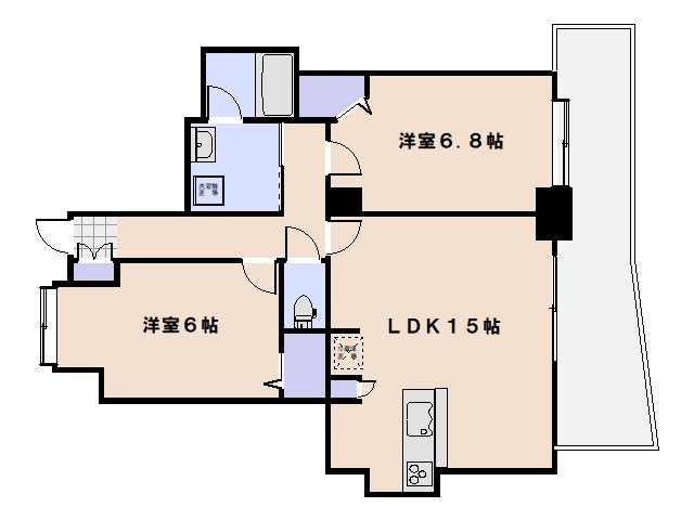 Le avante（ル　アヴァンテ） 1003号室 間取り