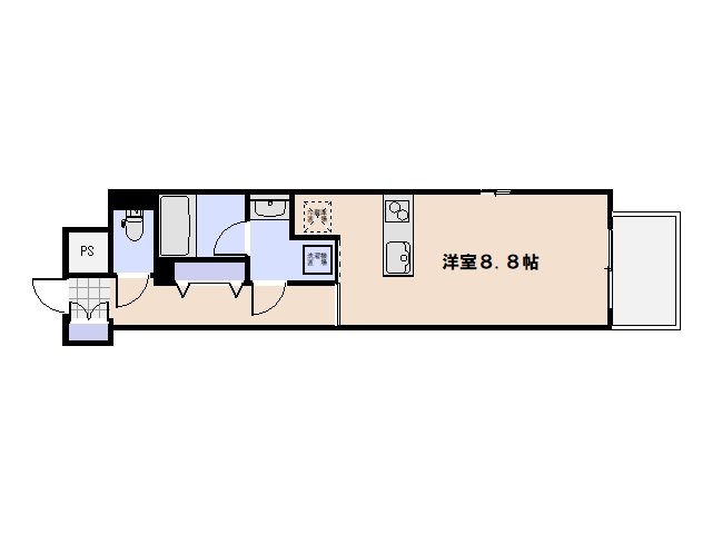 ミュゼ　海老山 601号室 間取り