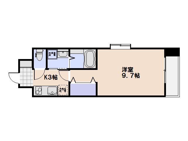 ルピナス五日市中央 601号室 間取り