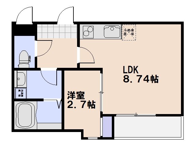 スマイルレジデンス廿日市本町 305号室 間取り