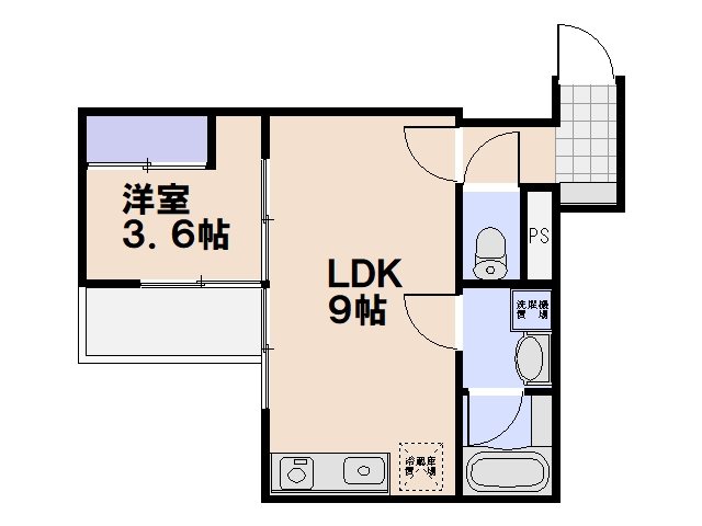 ベルヒルズ天神 間取り