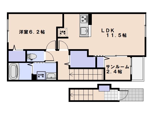 ベル　ソレイユ 間取り
