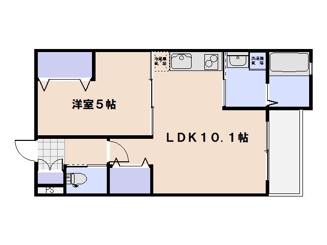カーサ藤垂園 302号室 間取り