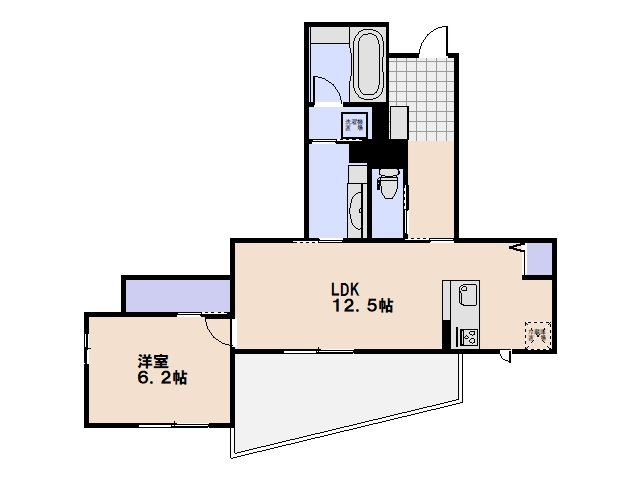 sakura terrace 105号室 間取り