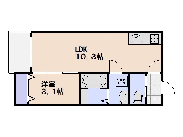 COCOAS廿日市駅前 間取り図