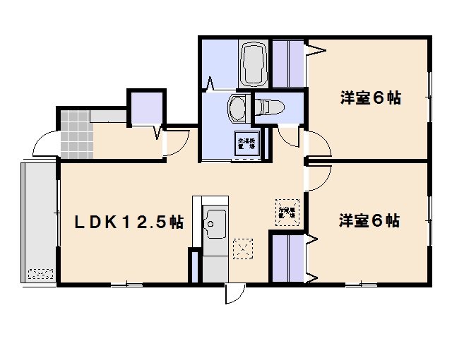アビタシオン利松A 間取り